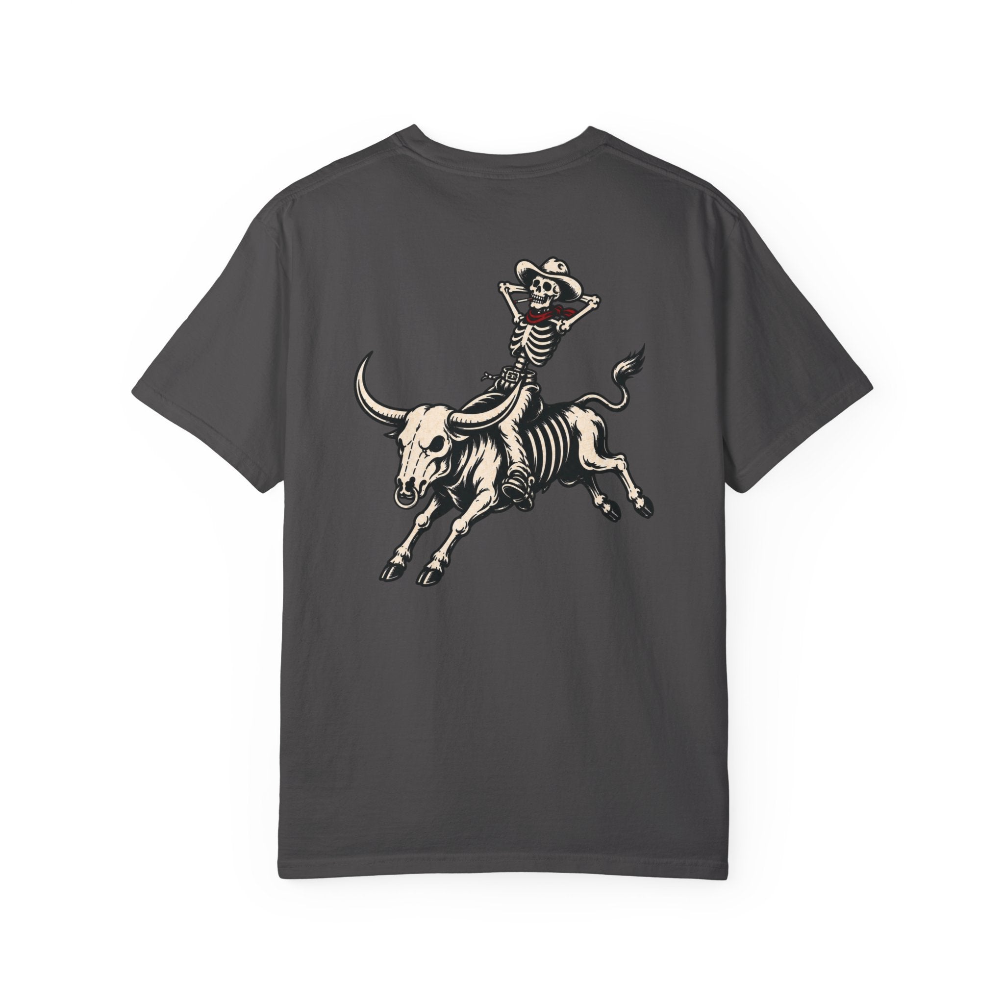 Hell Bent Skeleton Cowboy Tee