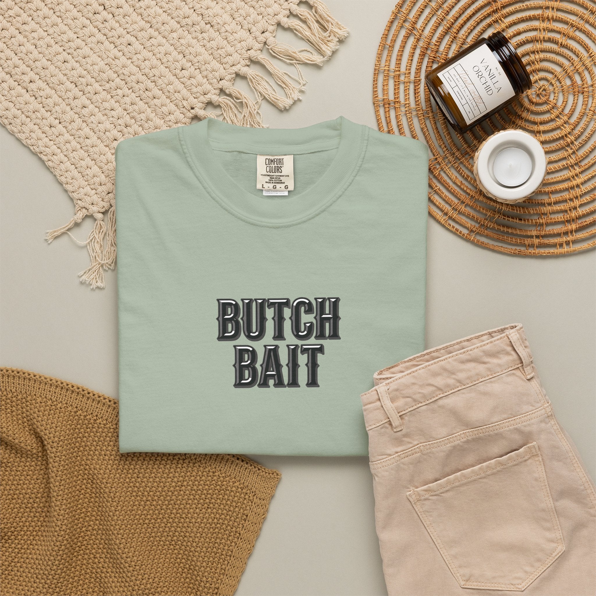 Butch Bait T-Shirt  | lesbian pride sapphic tattoo flash