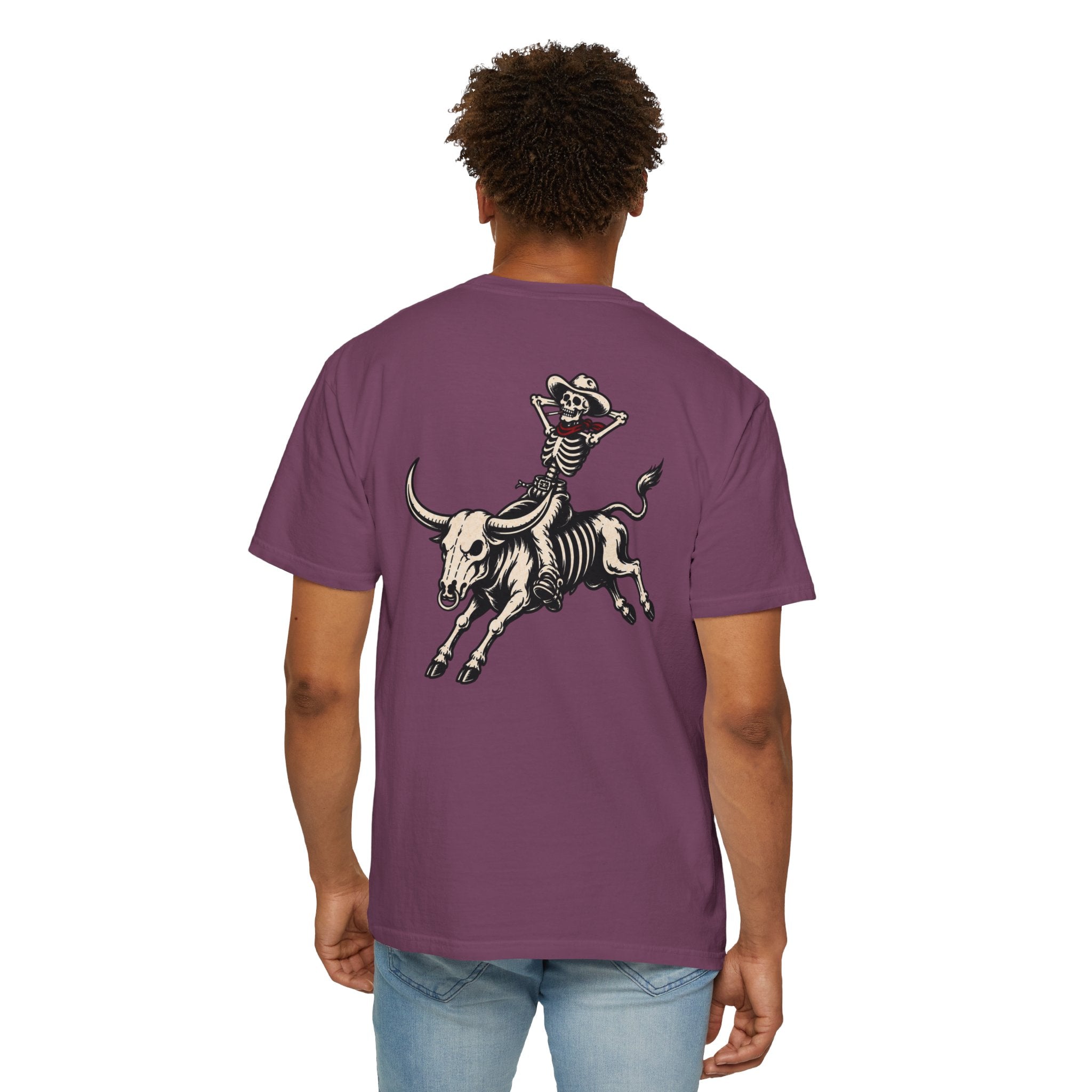 Hell Bent Skeleton Cowboy Tee