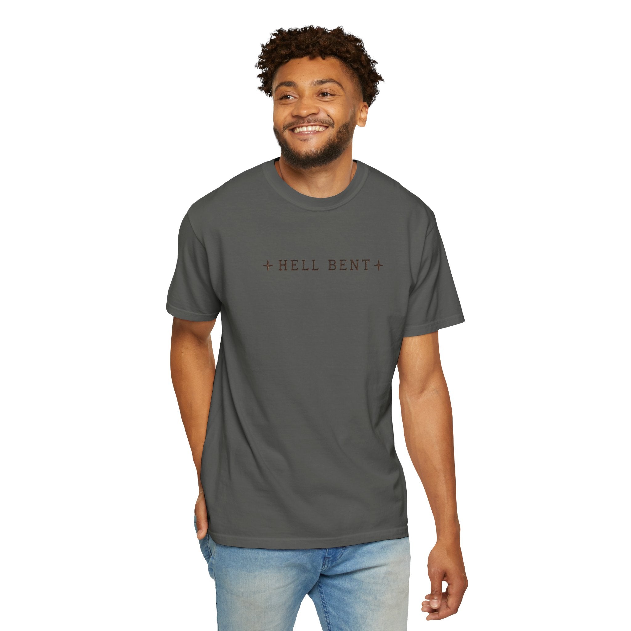 Hell Bent Skeleton Cowboy Tee