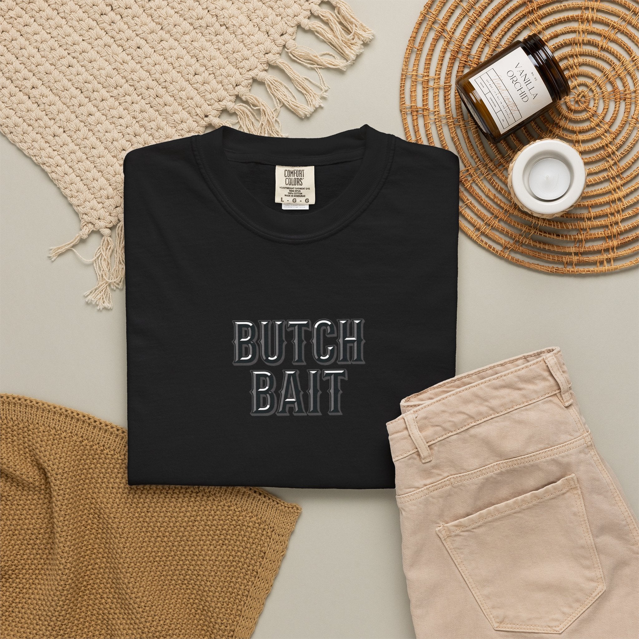 Butch Bait T-Shirt  | lesbian pride sapphic tattoo flash