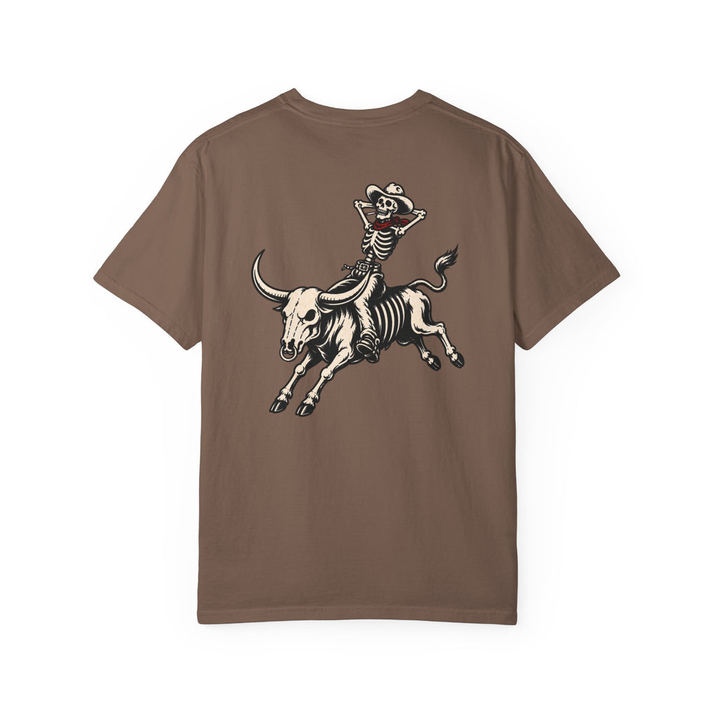 Hell Bent Skeleton Cowboy Tee