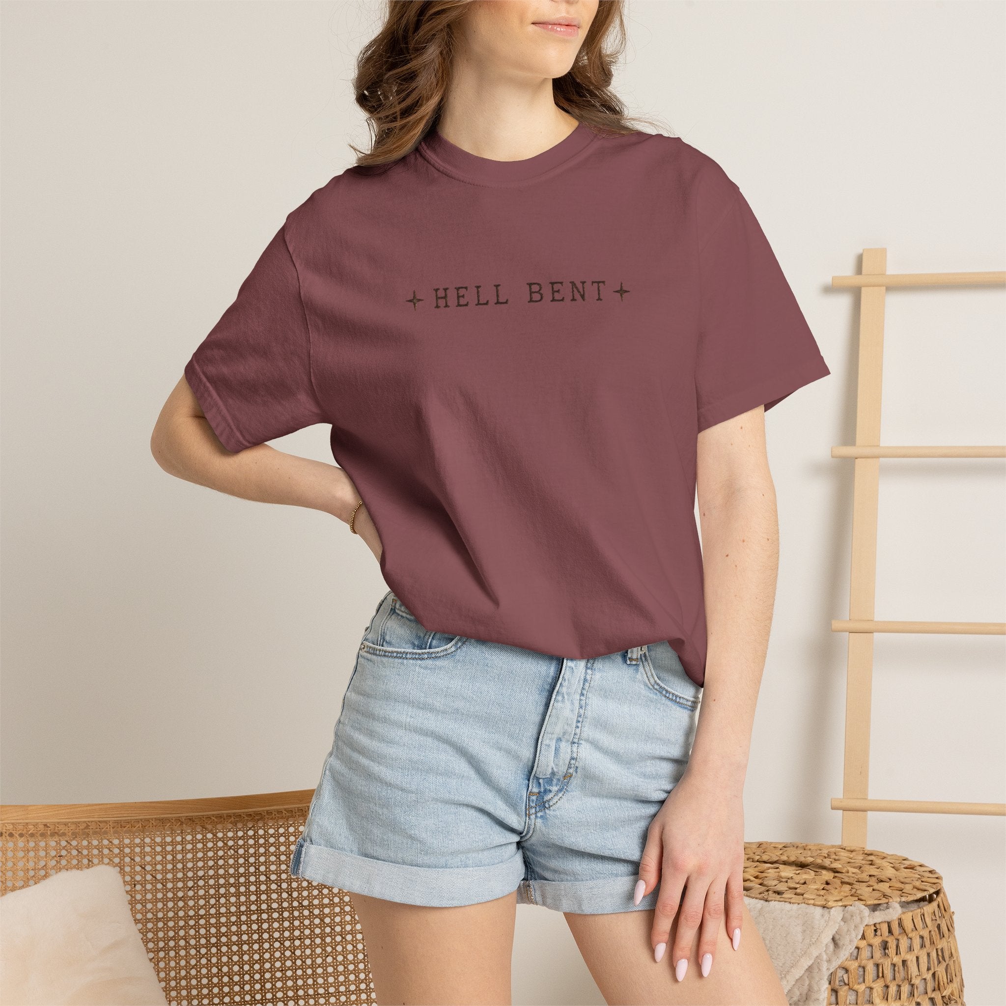 Hell Bent Skeleton Cowboy Tee