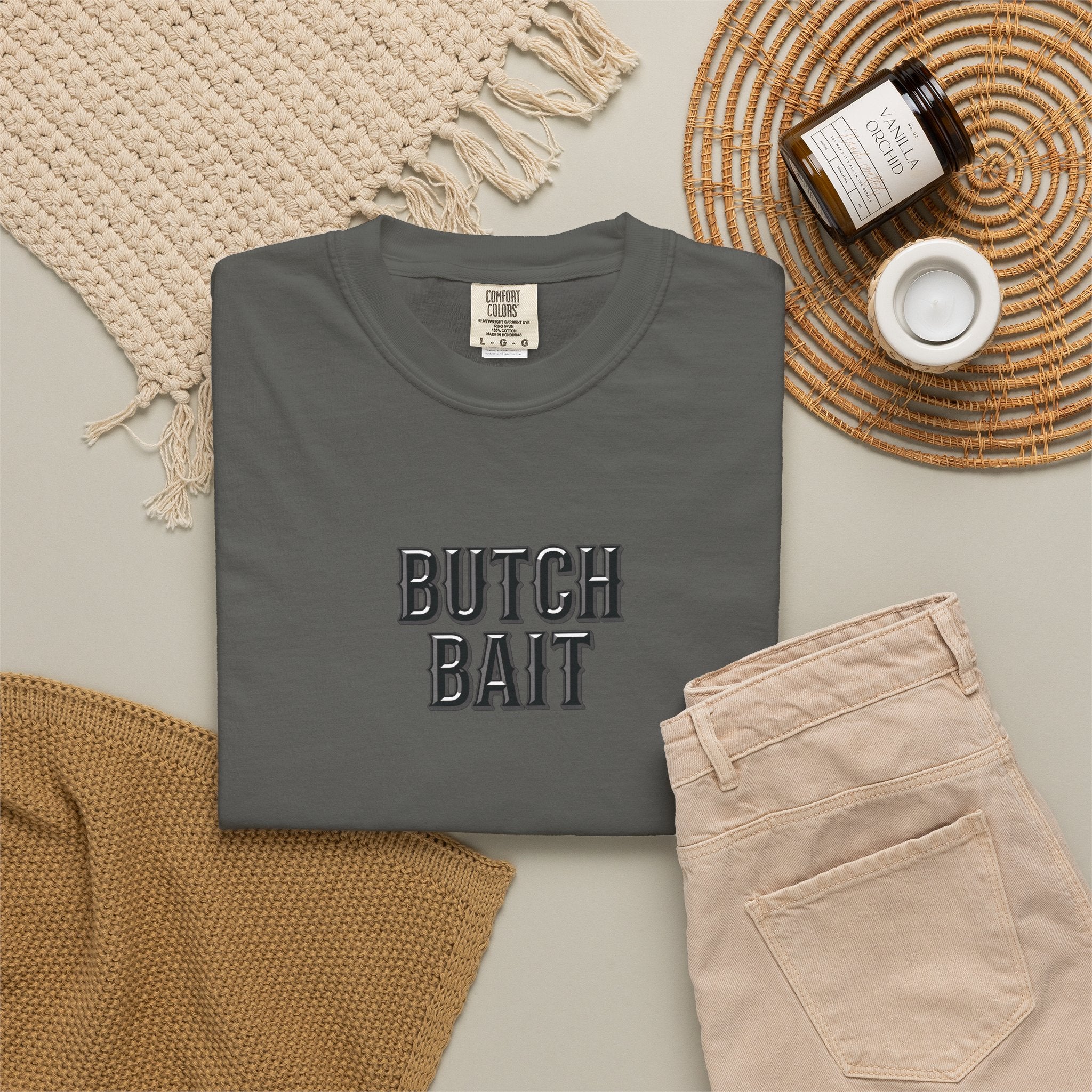 Butch Bait T-Shirt  | lesbian pride sapphic tattoo flash
