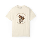 Gothic T-Shirt Hot Dog Cigarette Smoking Skeleton