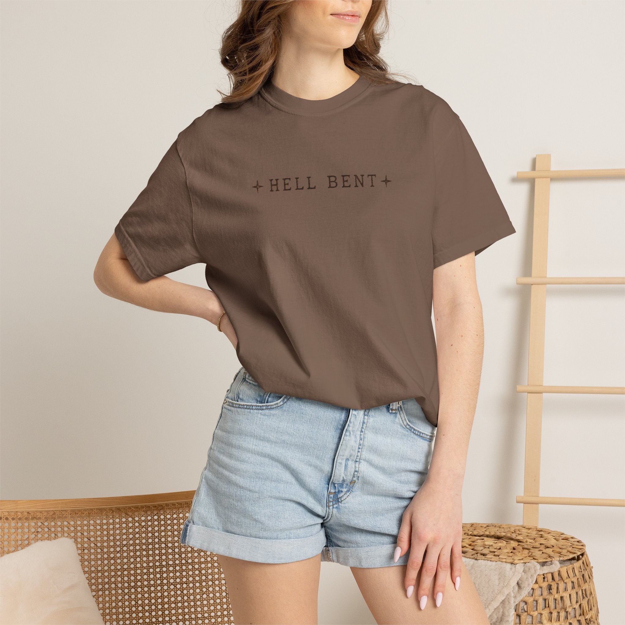 Hell Bent Skeleton Cowboy Tee