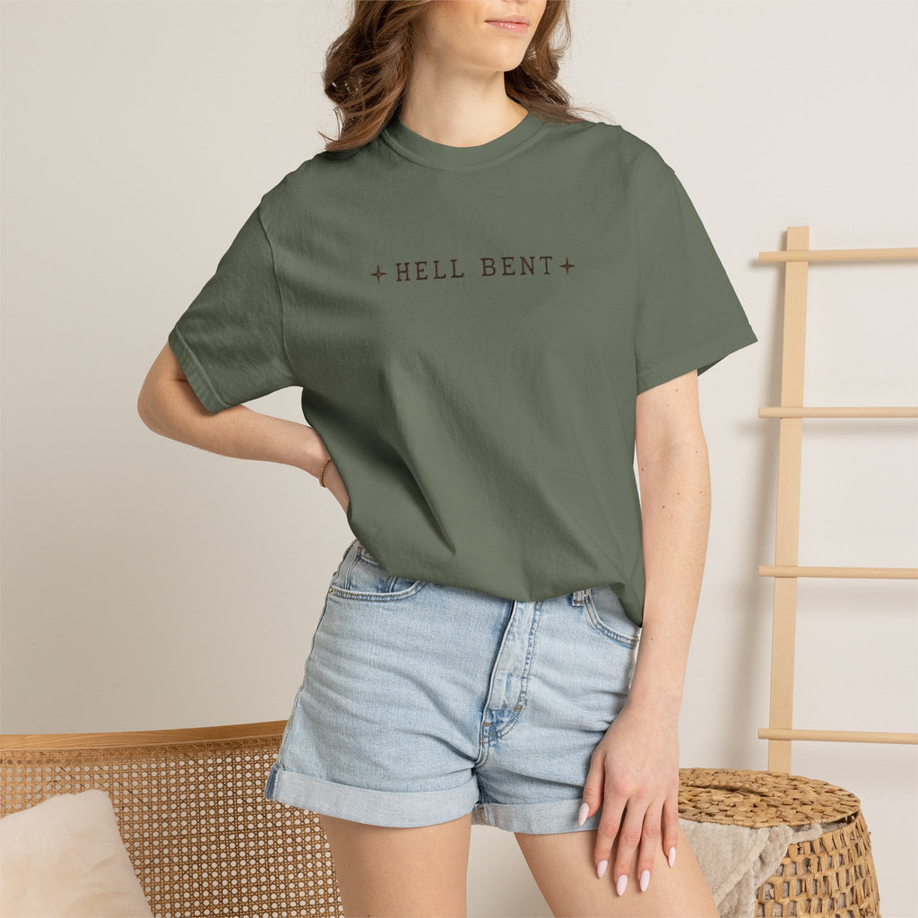 Hell Bent Skeleton Cowboy Tee