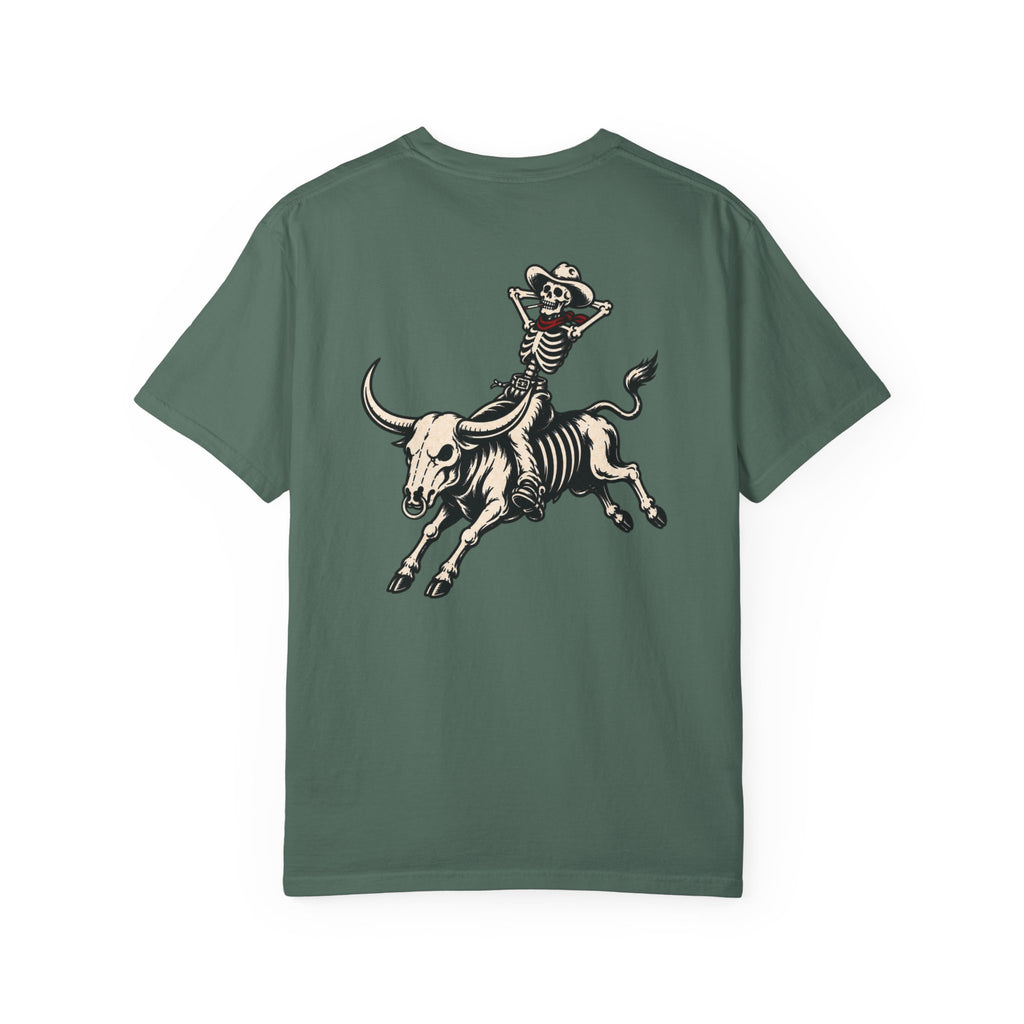 Hell Bent Skeleton Cowboy Tee