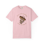 Gothic T-Shirt Hot Dog Cigarette Smoking Skeleton