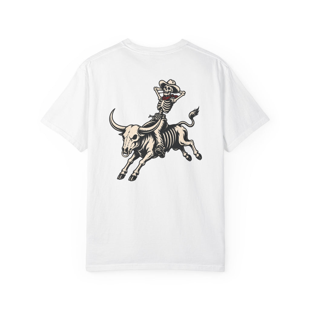 Hell Bent Skeleton Cowboy Tee