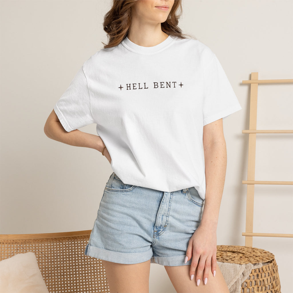Hell Bent Skeleton Cowboy Tee