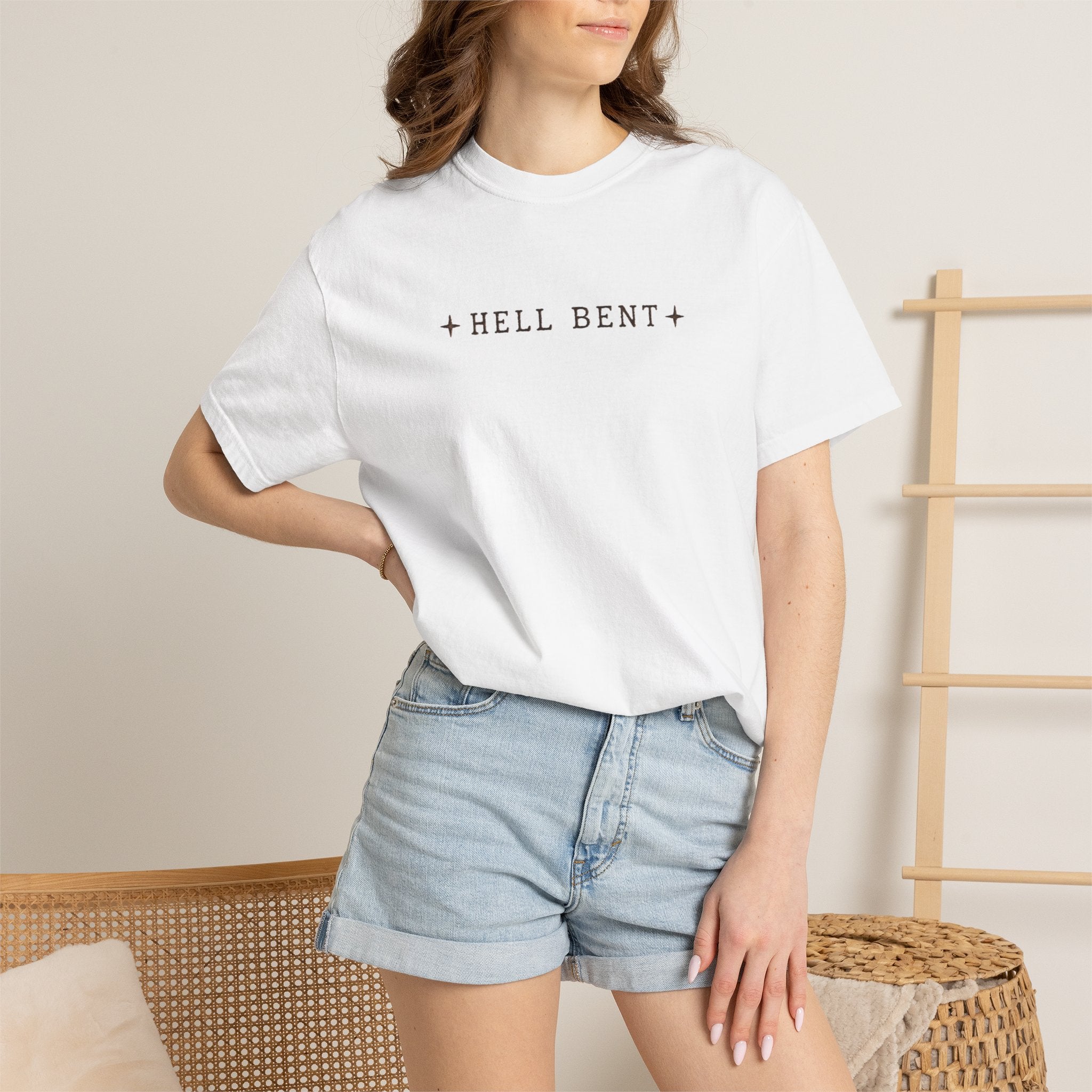 Hell Bent Skeleton Cowboy Tee