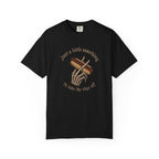 Gothic T-Shirt Hot Dog Cigarette Smoking Skeleton