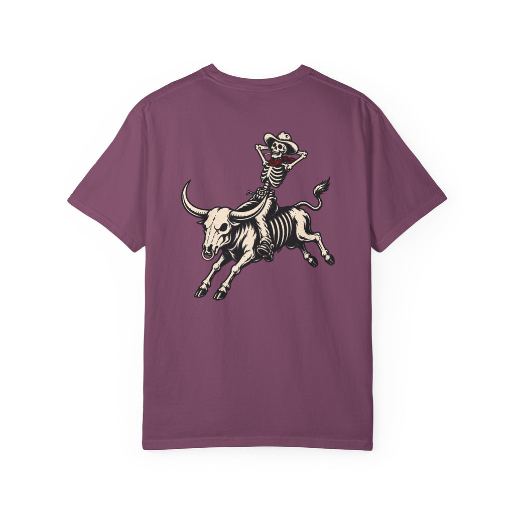 Hell Bent Skeleton Cowboy Tee
