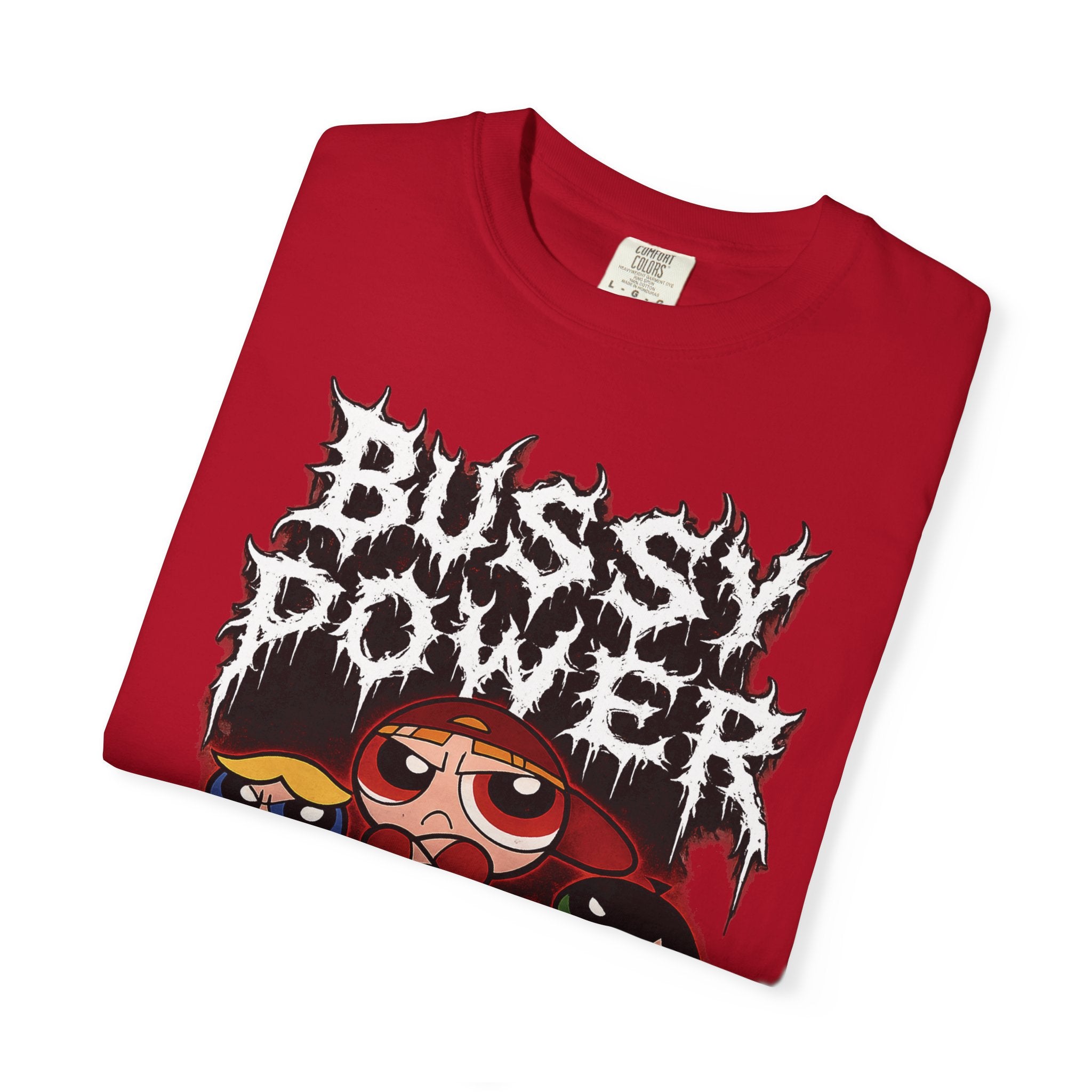 BUSSY POWER -- gothic pride tee shirt