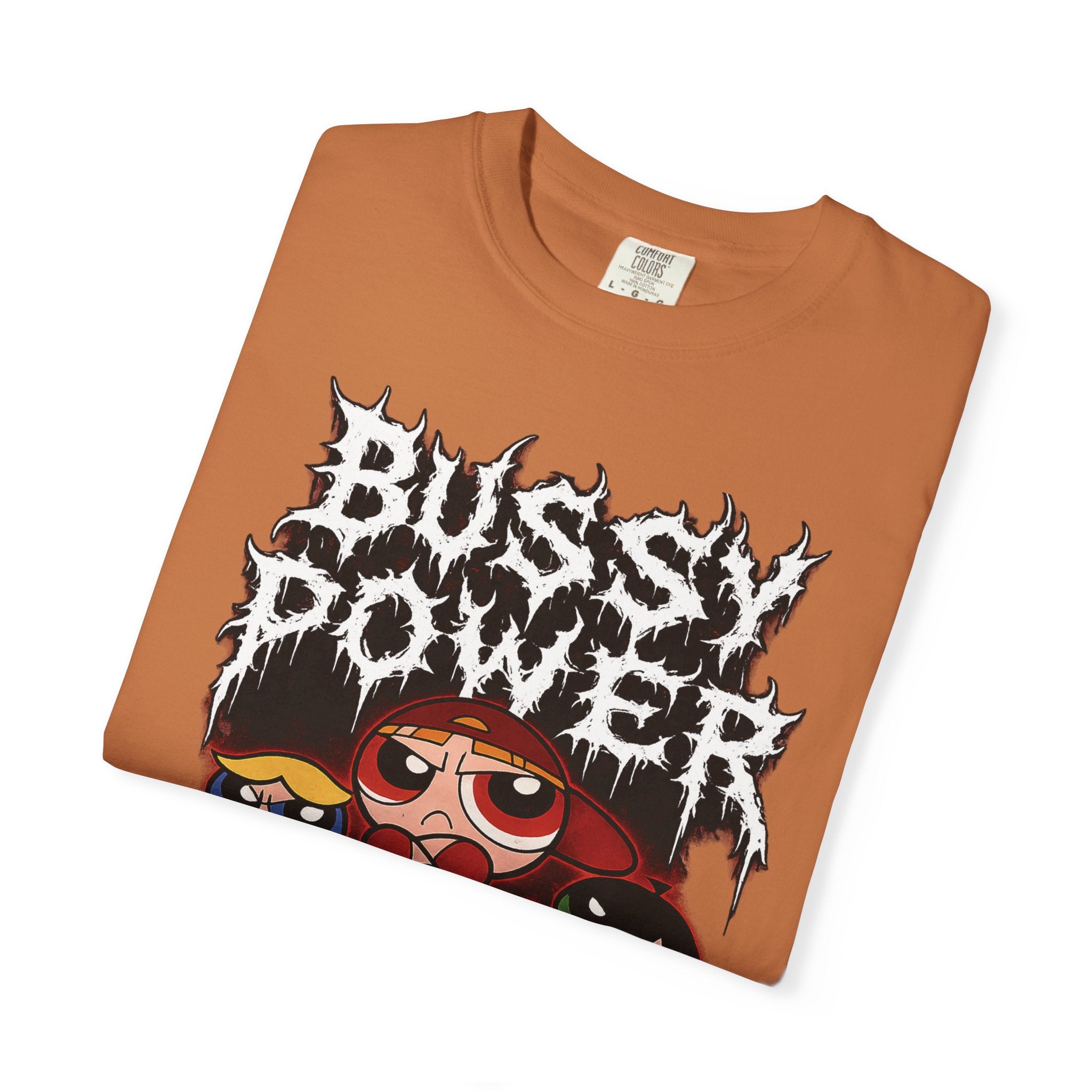 BUSSY POWER -- gothic pride tee shirt