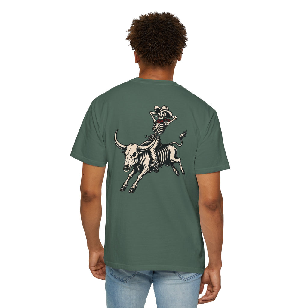 Hell Bent Skeleton Cowboy Tee