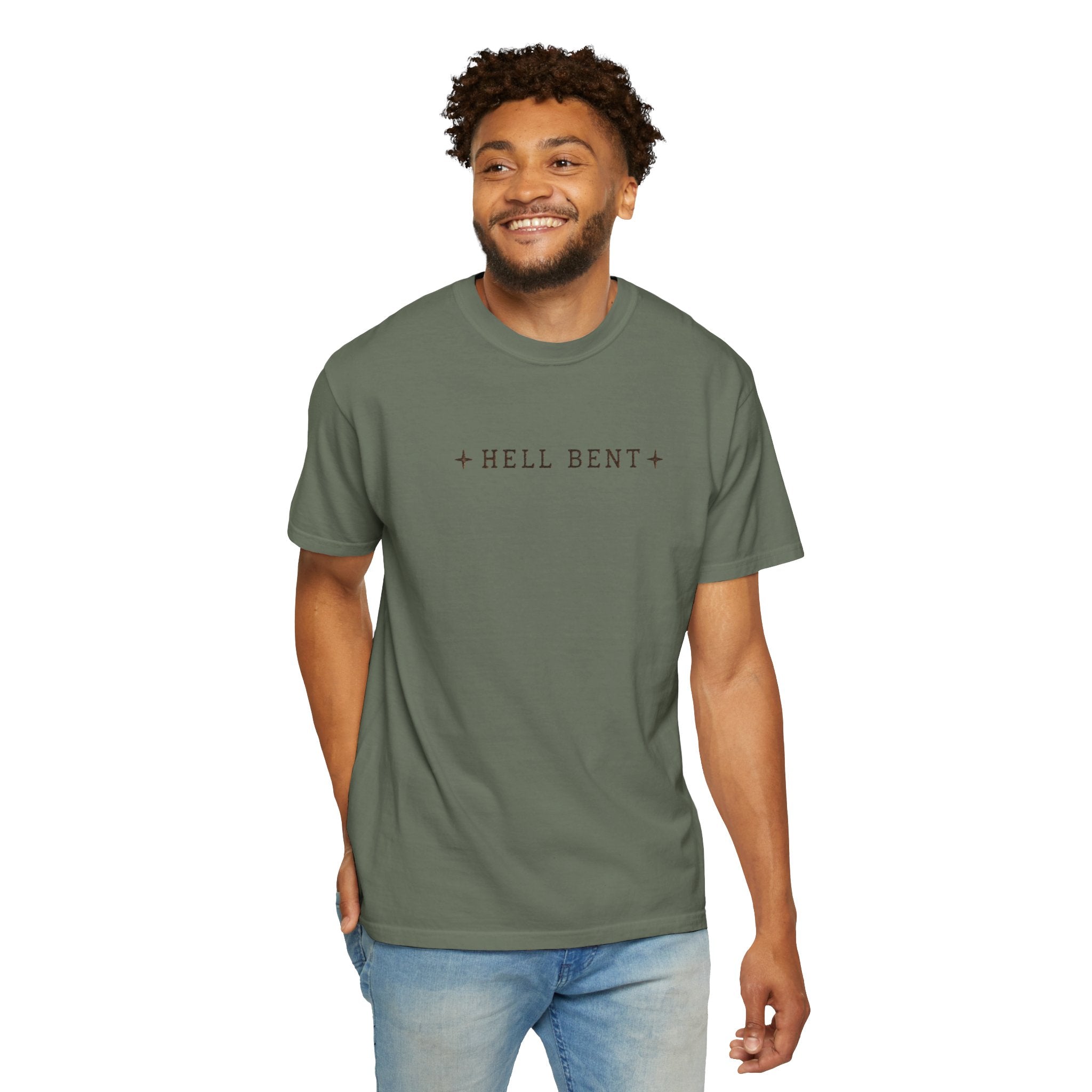 Hell Bent Skeleton Cowboy Tee