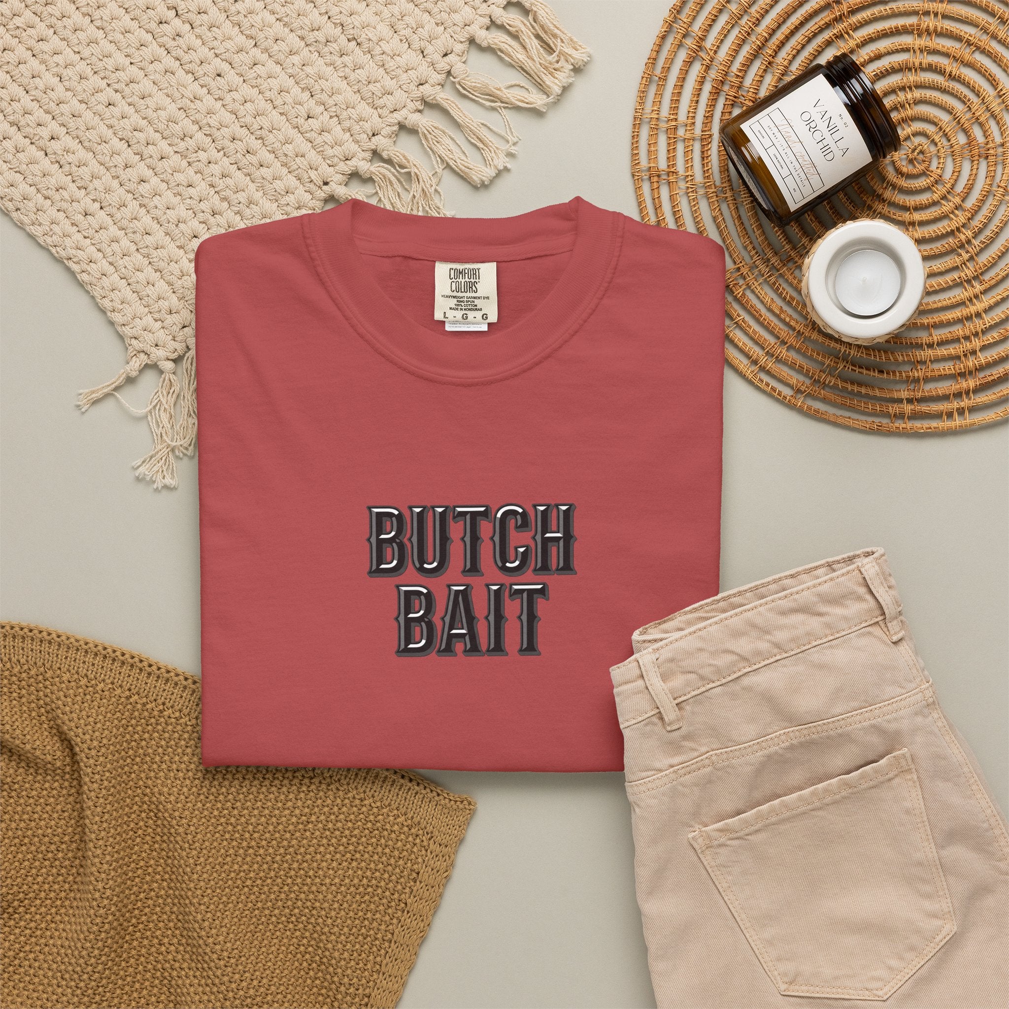 Butch Bait T-Shirt  | lesbian pride sapphic tattoo flash