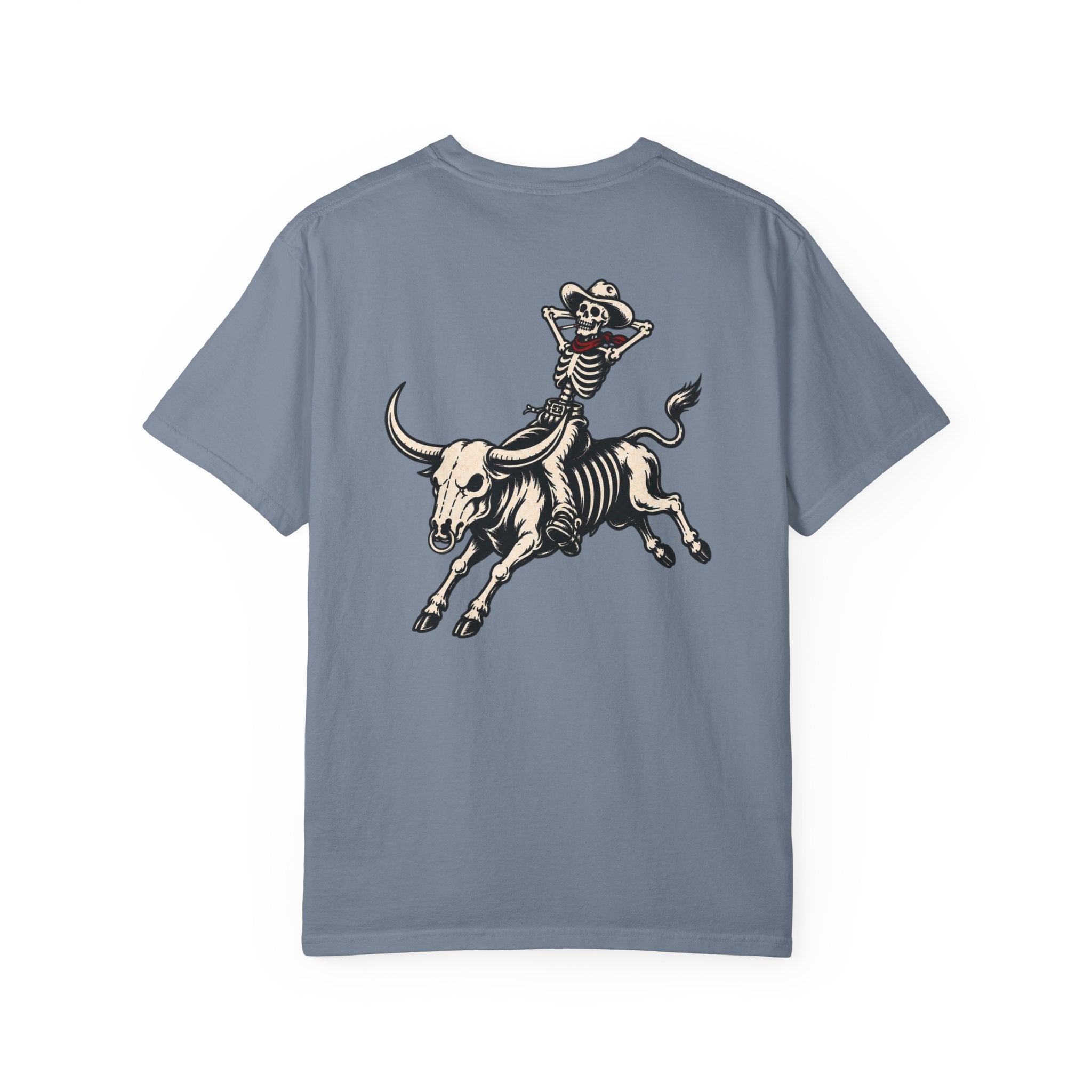 Hell Bent Skeleton Cowboy Tee