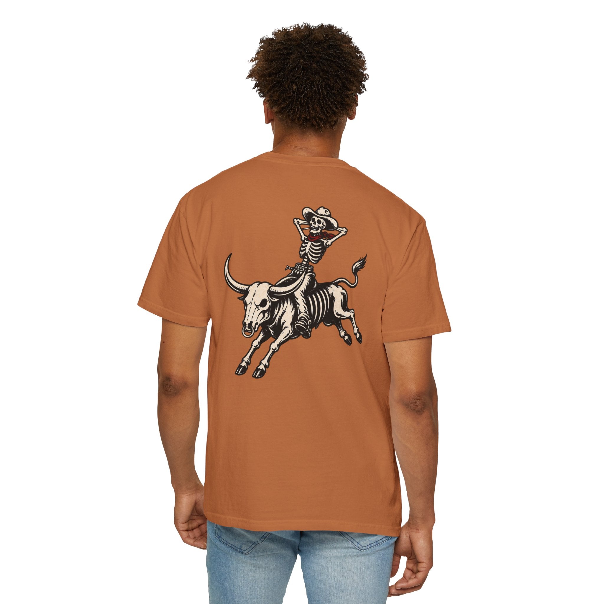 Hell Bent Skeleton Cowboy Tee