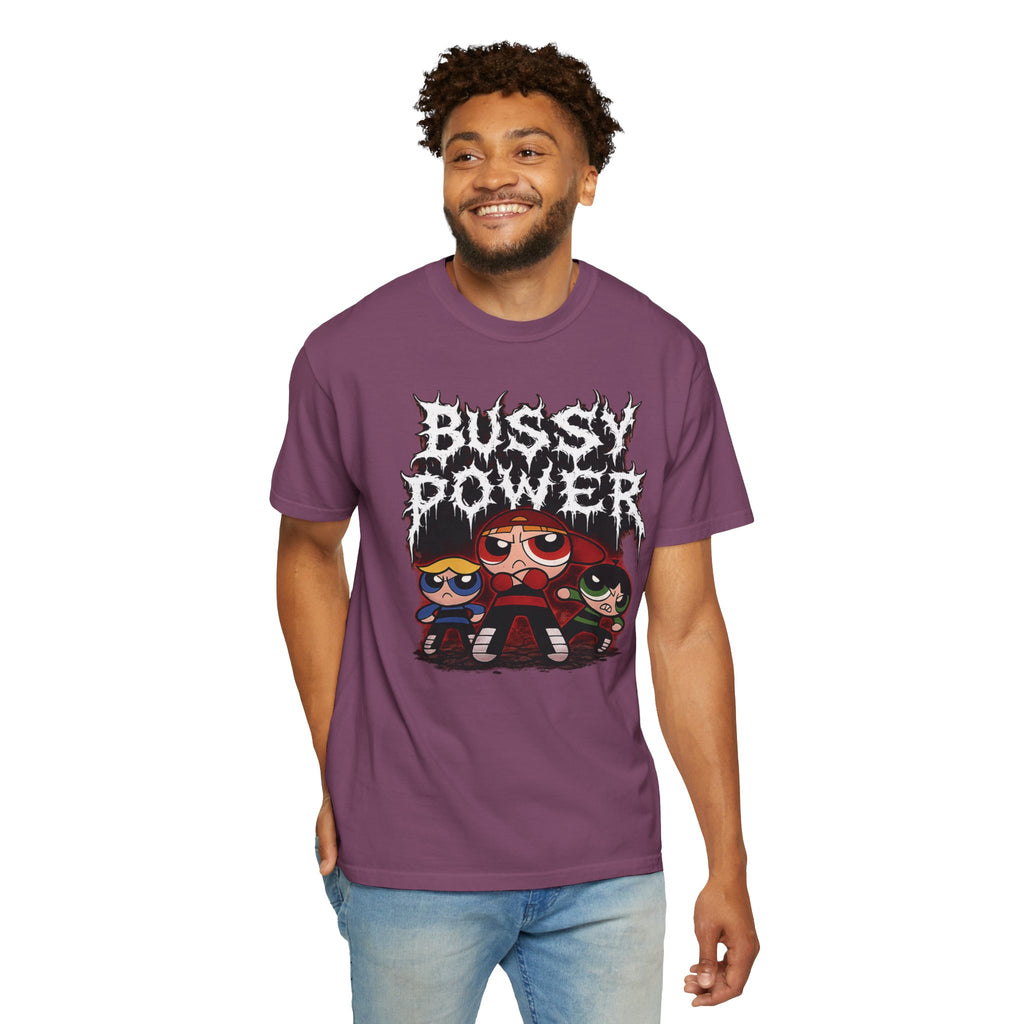 BUSSY POWER -- gothic pride tee shirt