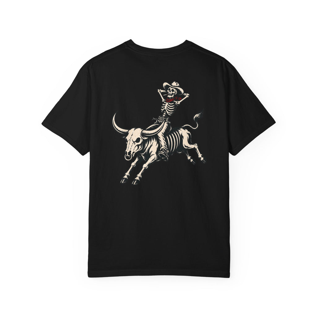 Hell Bent Skeleton Cowboy Tee