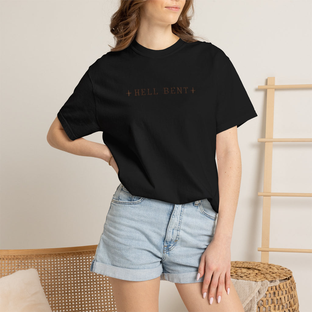 Hell Bent Skeleton Cowboy Tee
