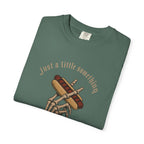 Gothic T-Shirt Hot Dog Cigarette Smoking Skeleton