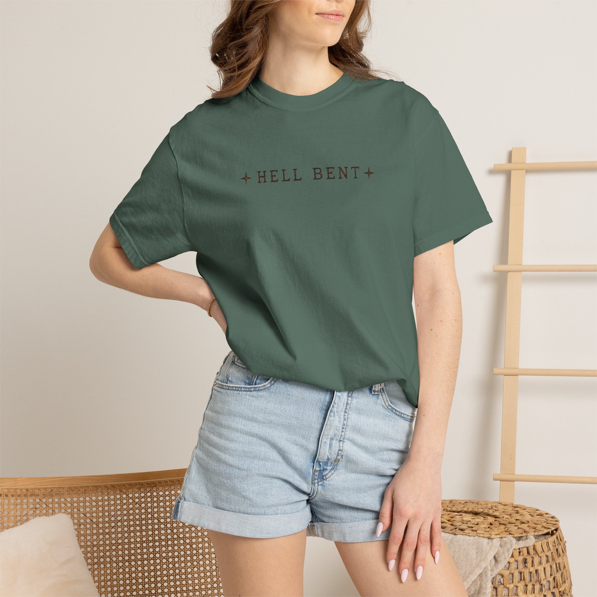 Hell Bent Skeleton Cowboy Tee