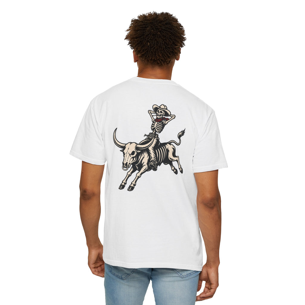 Hell Bent Skeleton Cowboy Tee