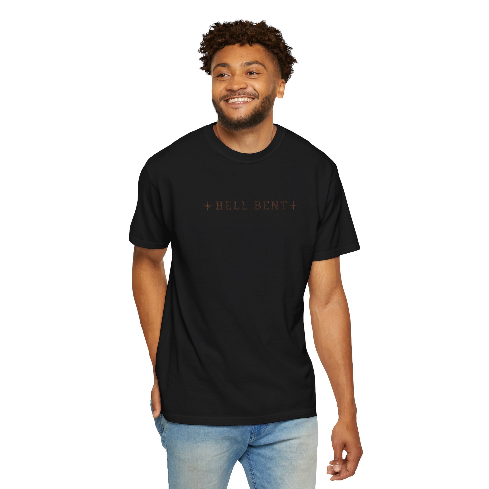 Hell Bent Skeleton Cowboy Tee
