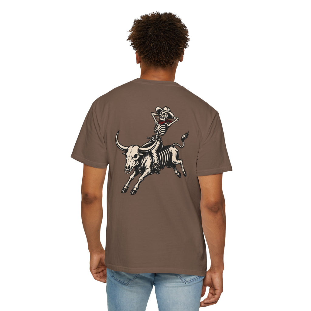 Hell Bent Skeleton Cowboy Tee