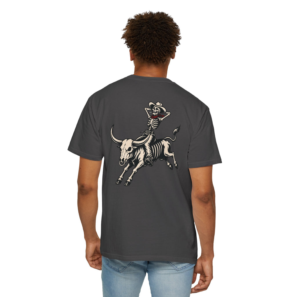 Hell Bent Skeleton Cowboy Tee