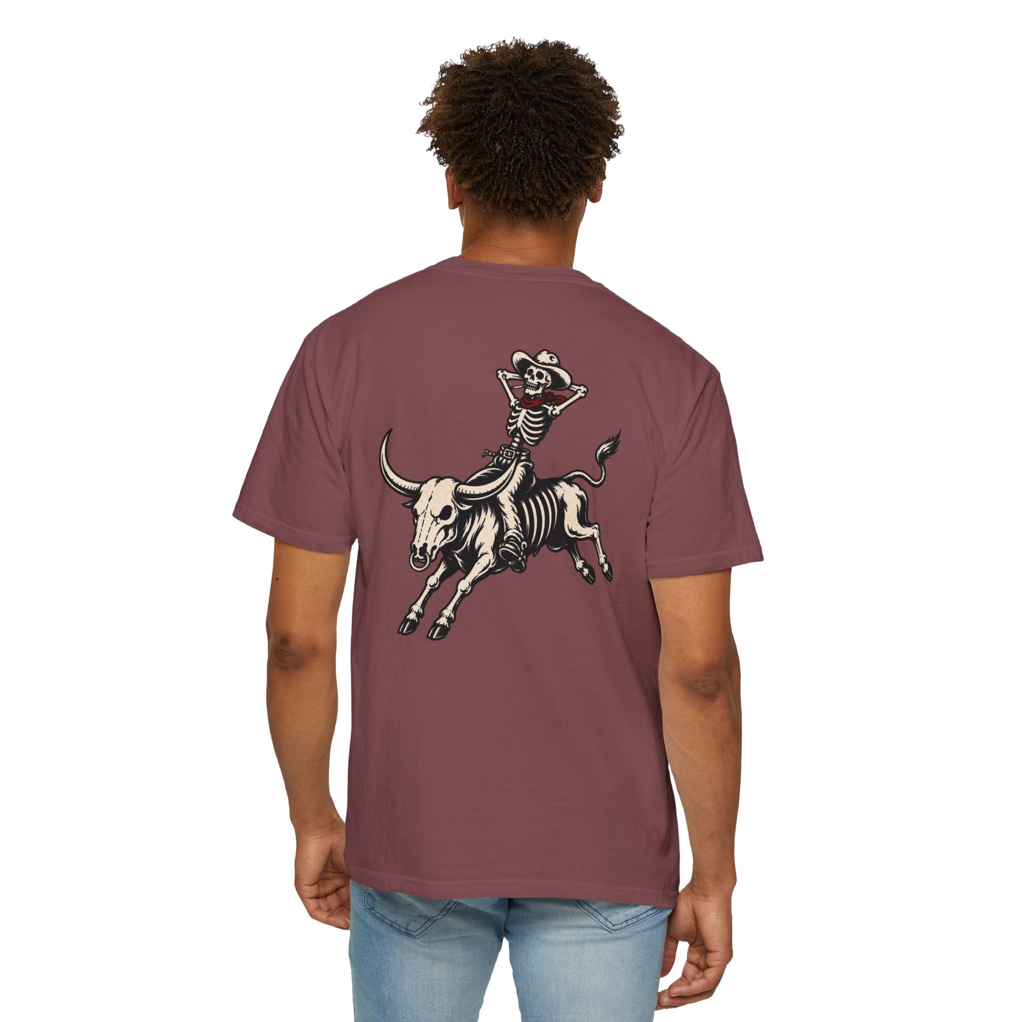 Hell Bent Skeleton Cowboy Tee