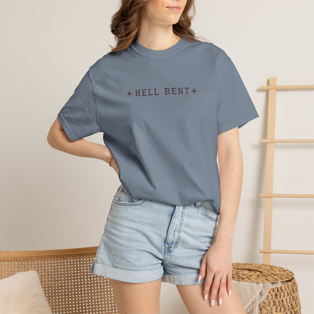 Hell Bent Skeleton Cowboy Tee