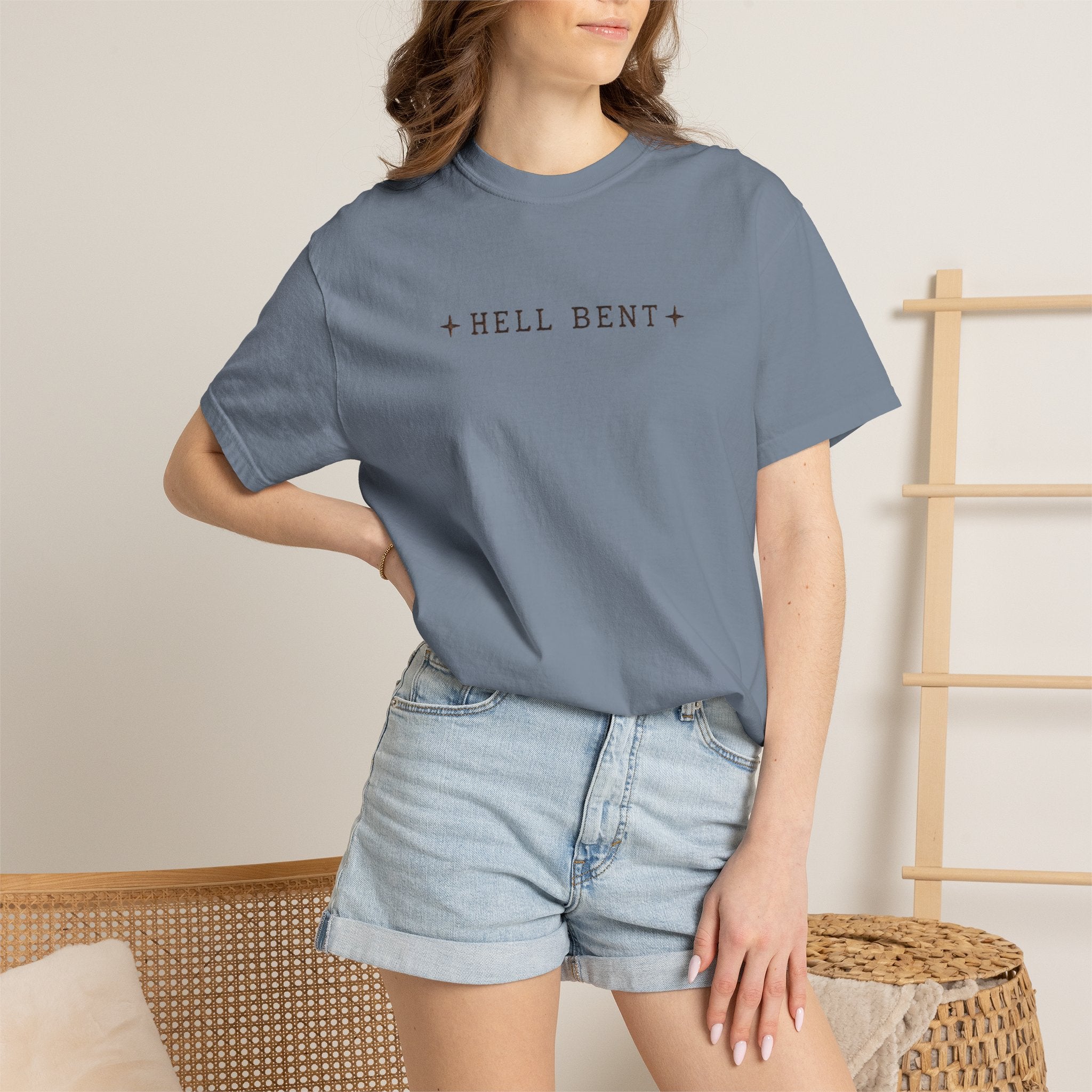 Hell Bent Skeleton Cowboy Tee
