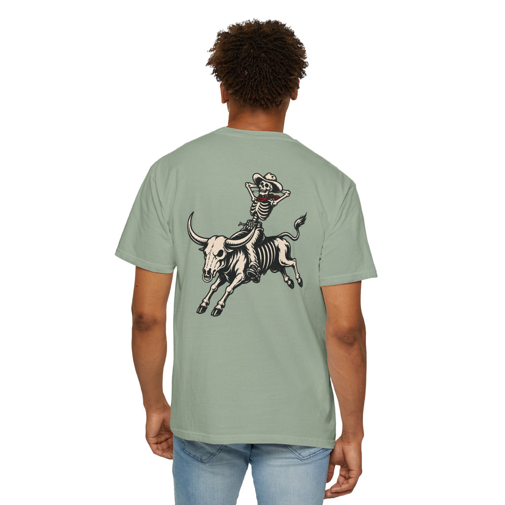 Hell Bent Skeleton Cowboy Tee