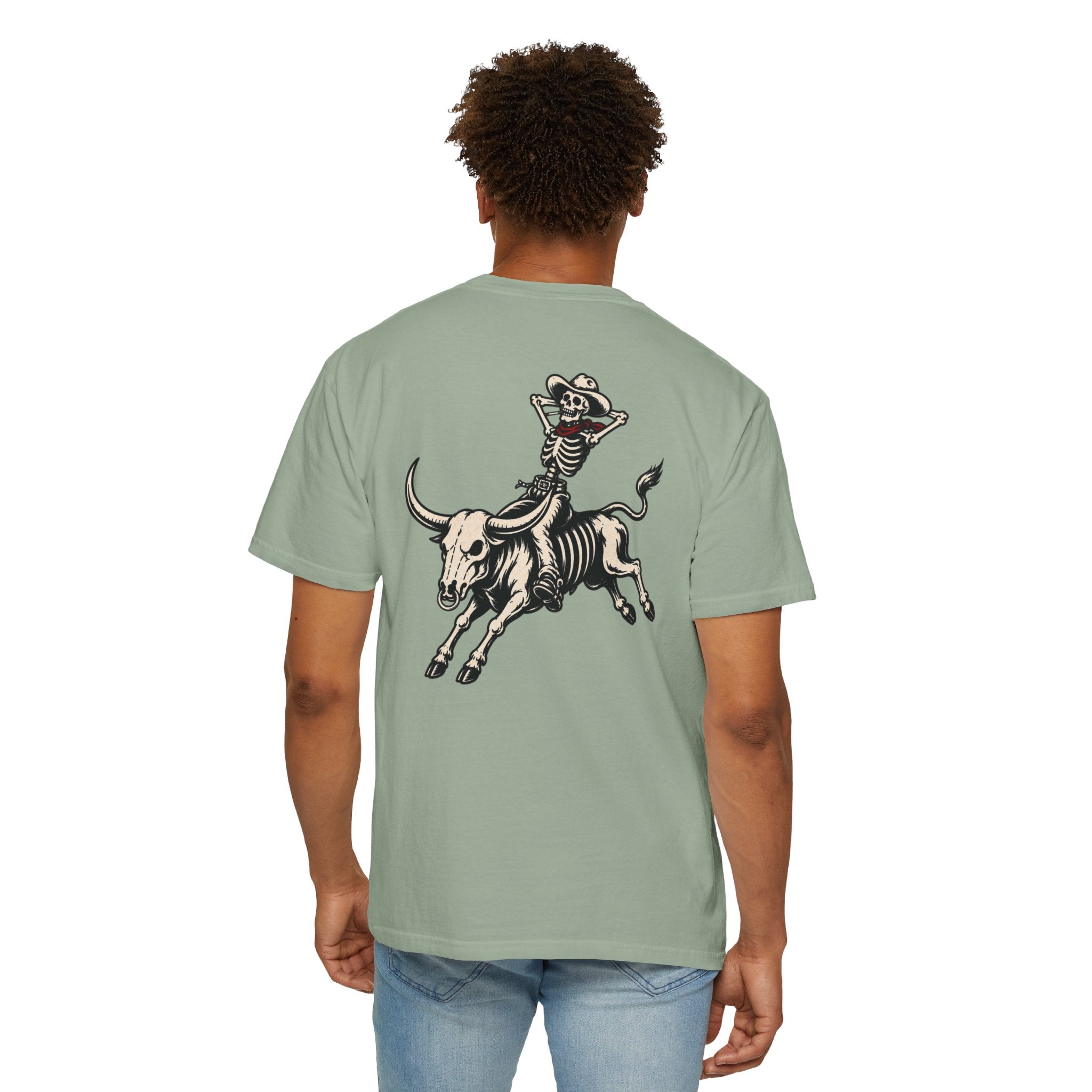 Hell Bent Skeleton Cowboy Tee