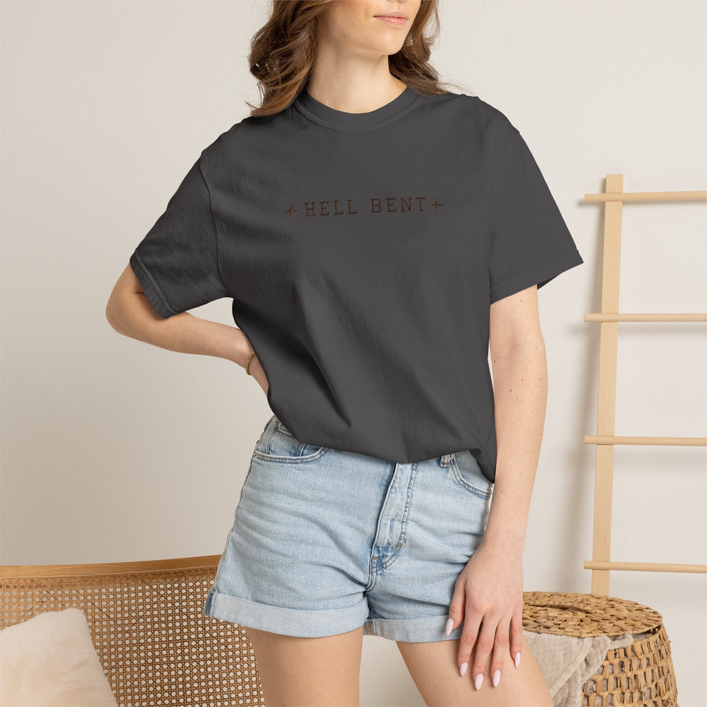 Hell Bent Skeleton Cowboy Tee