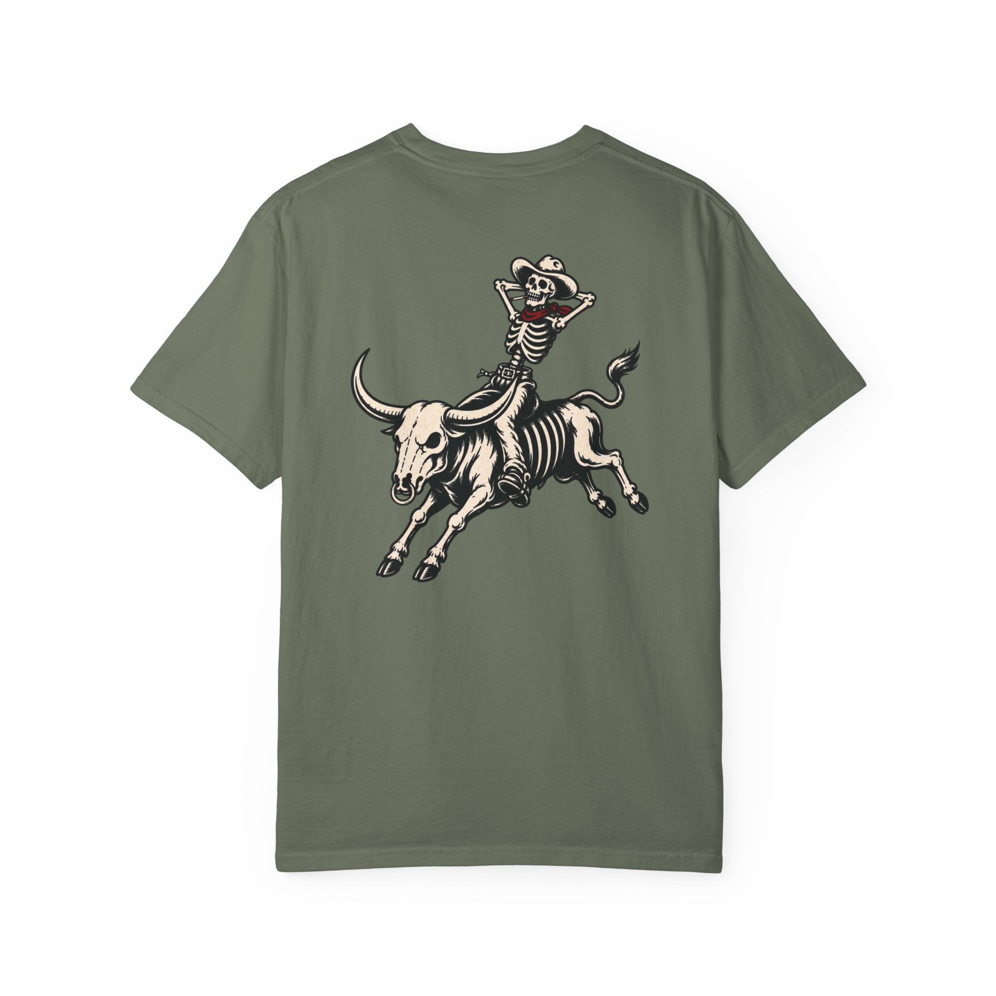 Hell Bent Skeleton Cowboy Tee