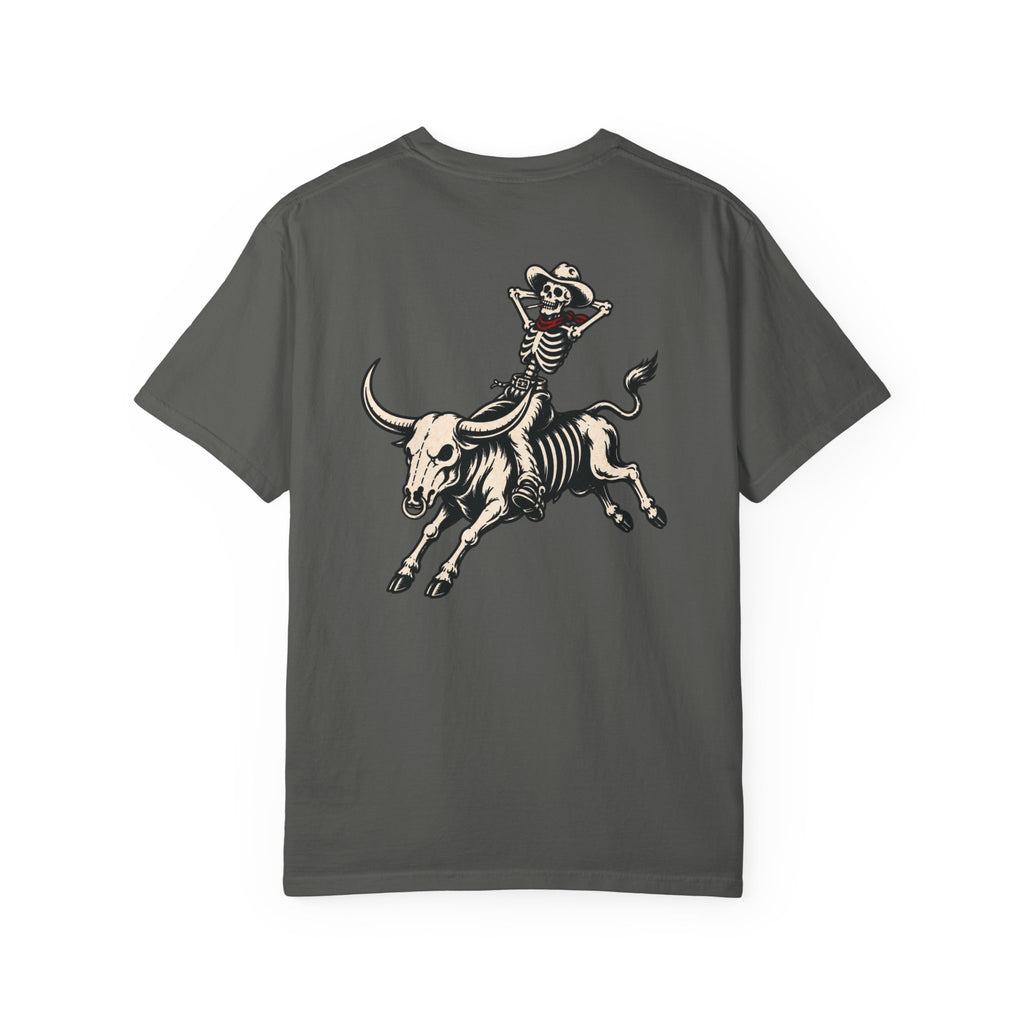 Hell Bent Skeleton Cowboy Tee