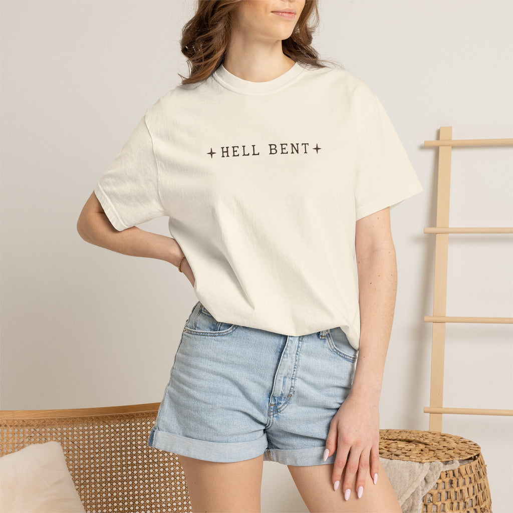 Hell Bent Skeleton Cowboy Tee