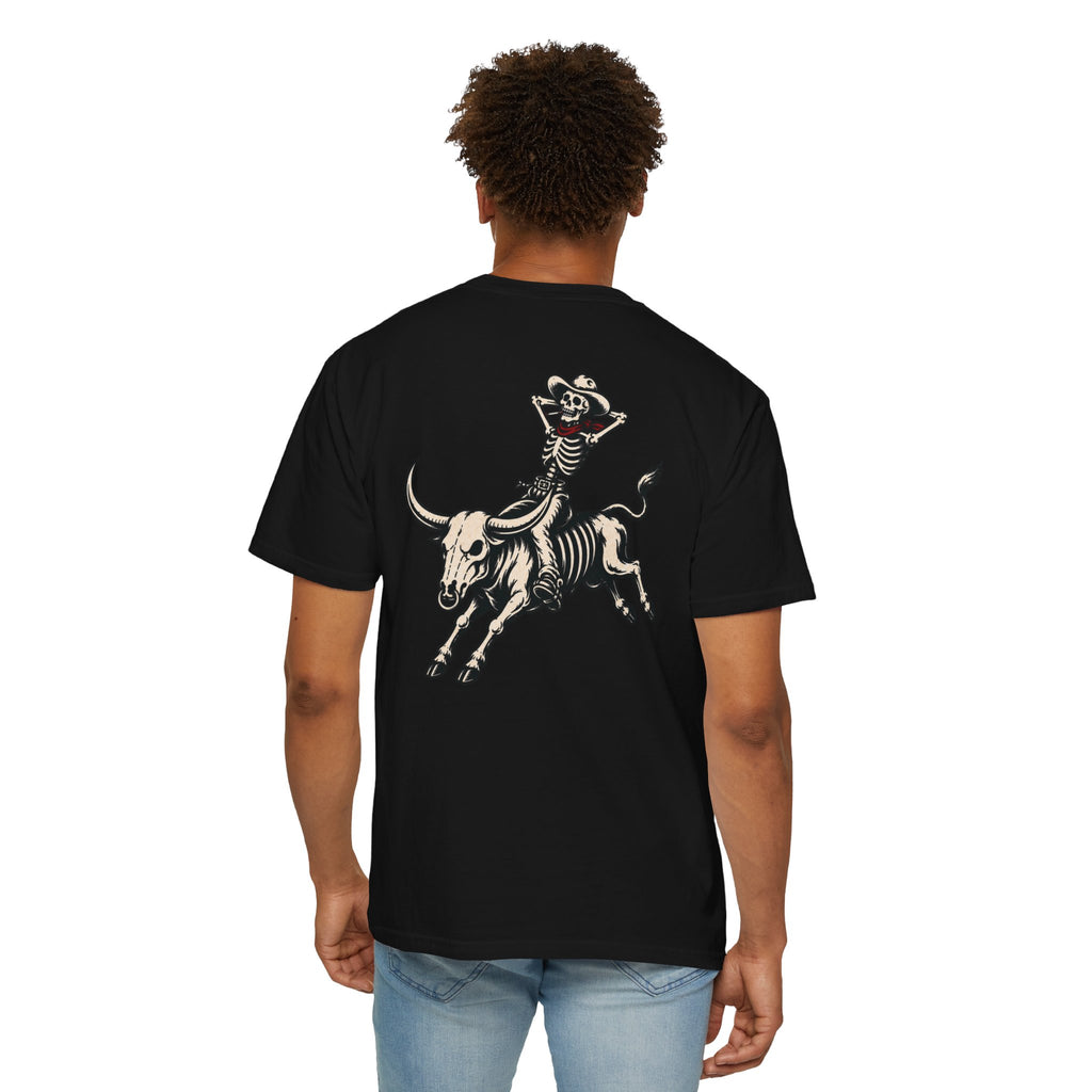 Hell Bent Skeleton Cowboy Tee