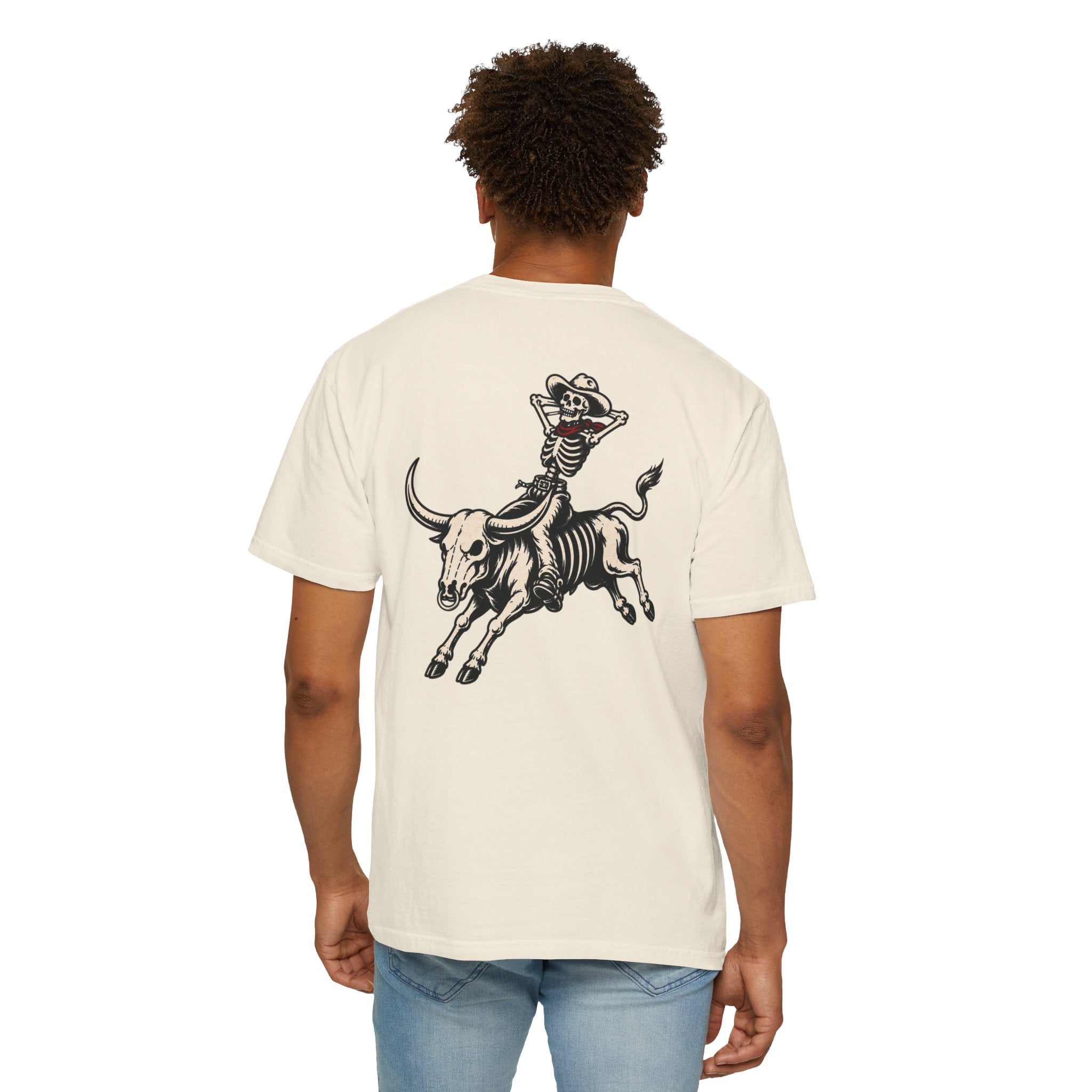 Hell Bent Skeleton Cowboy Tee
