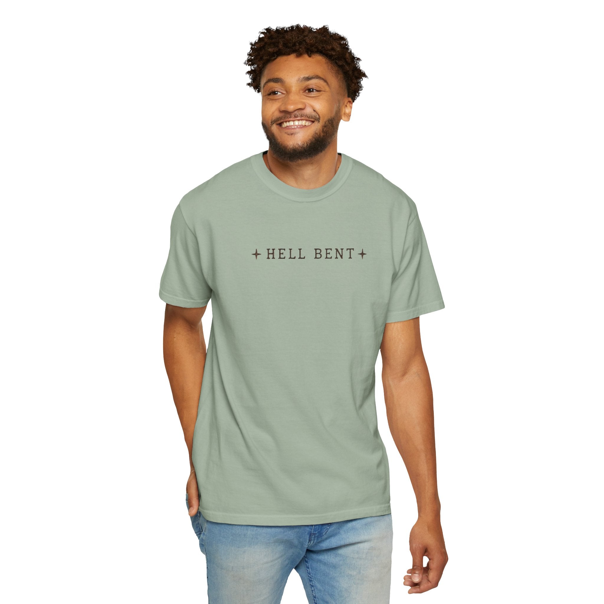Hell Bent Skeleton Cowboy Tee