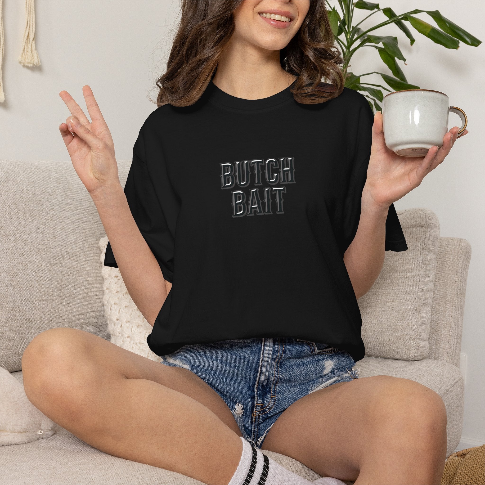 Butch Bait T-Shirt  | lesbian pride sapphic tattoo flash